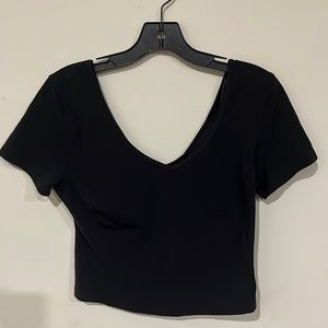 Lululemon black Align T Shirt sz 8 very soft